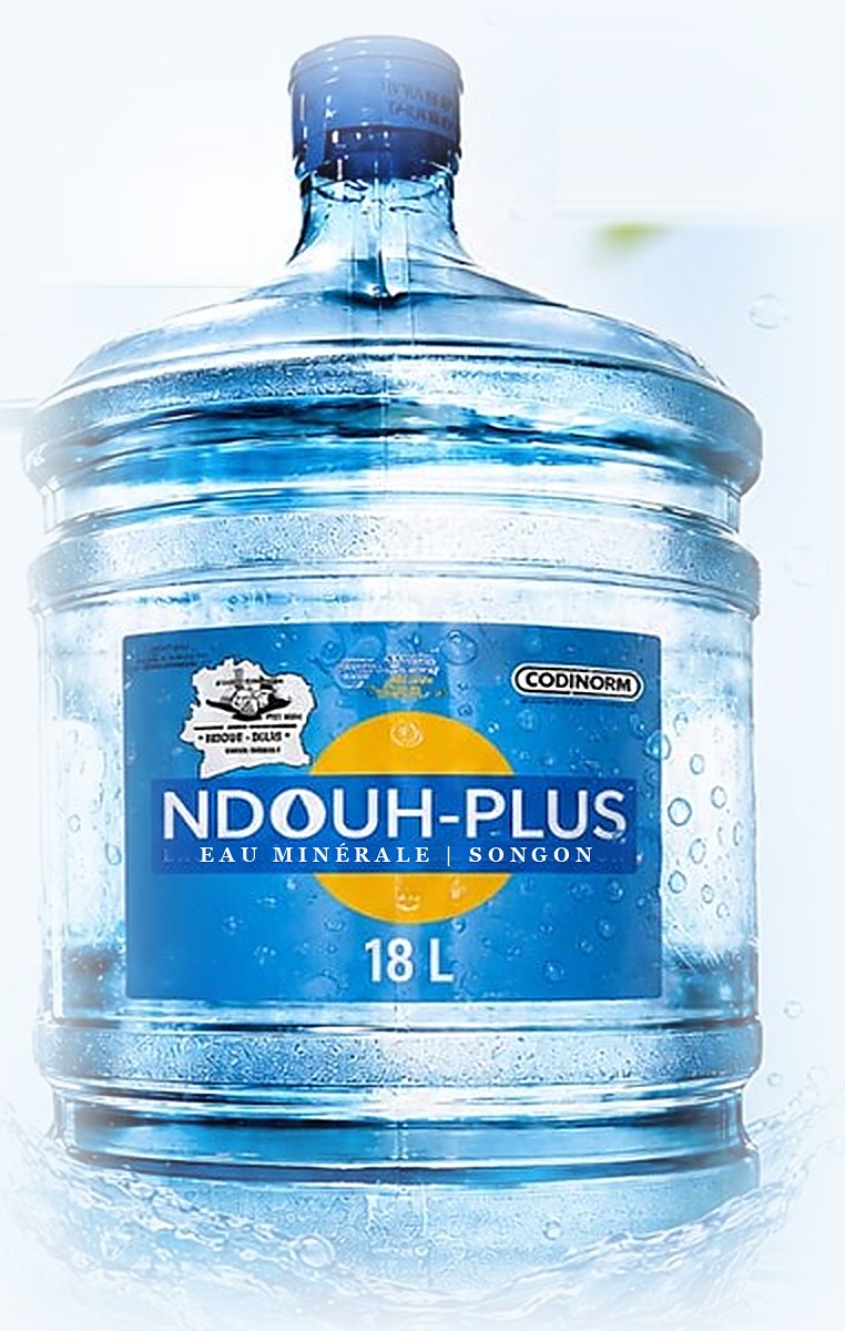 Bonbonne d'eau minérale NDOUH-PLUS 18 L